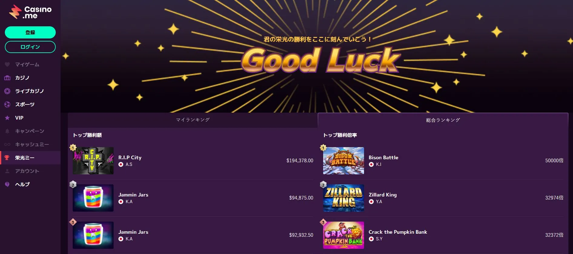 新規登録の手順